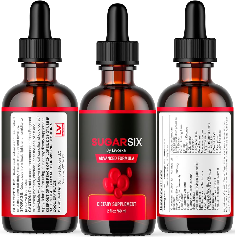LIVORKA Sugar Six Support Formula Liquid - 5 Pack - image 8