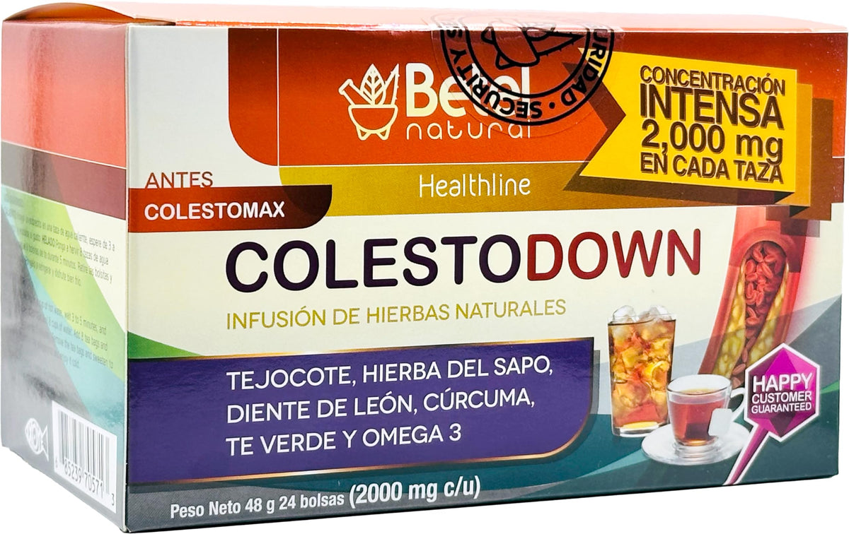Premium Colestodown Tea by Betel Natural - Healthy Cholesterol Levels