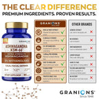 Granions KSM-66 Ashwagandha Stress & Focus Support - 90 Capsules - image 9