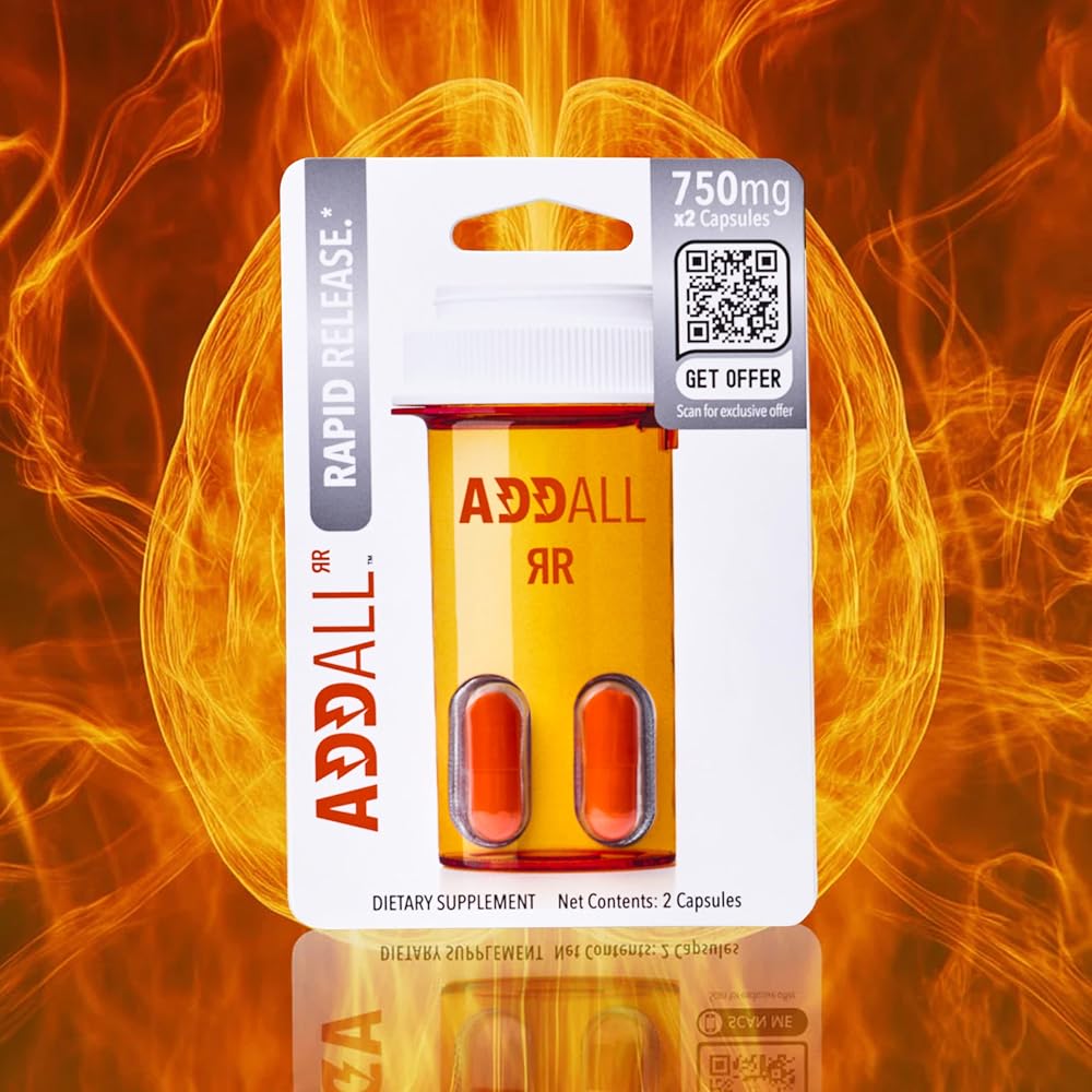 Addall Rapid Release Supplement Brain Support - 5 Pack - image 4