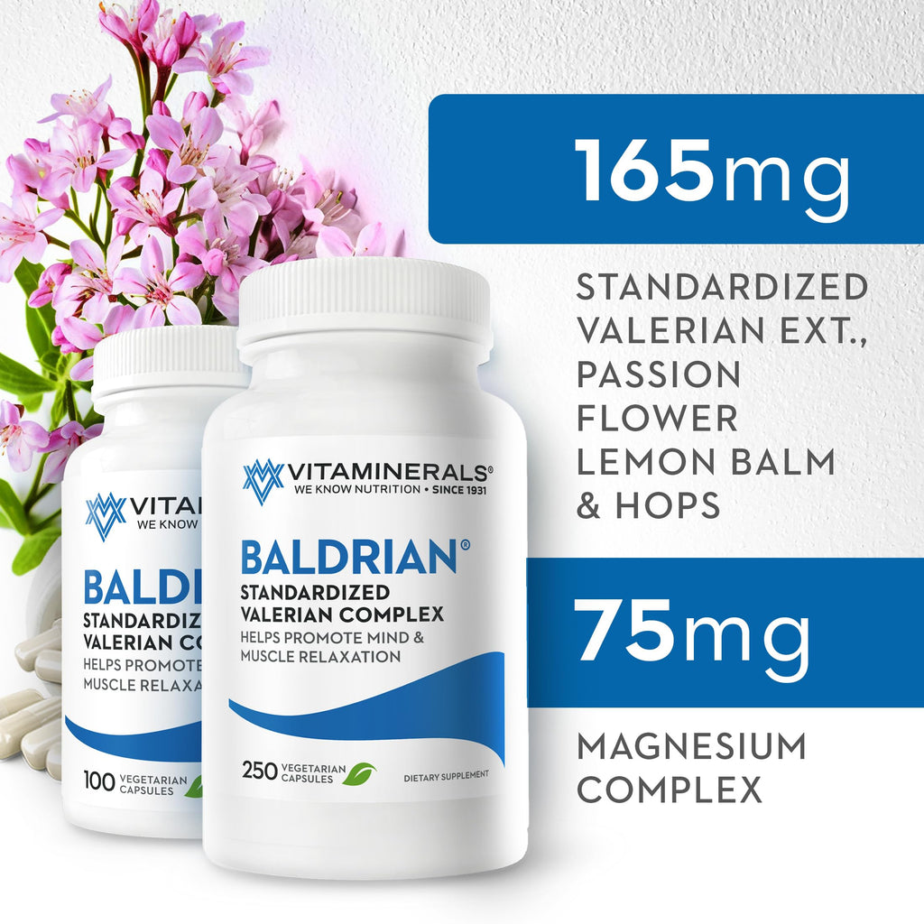 Vitaminerals 33 Baldrian® Original Natural Relaxing Support