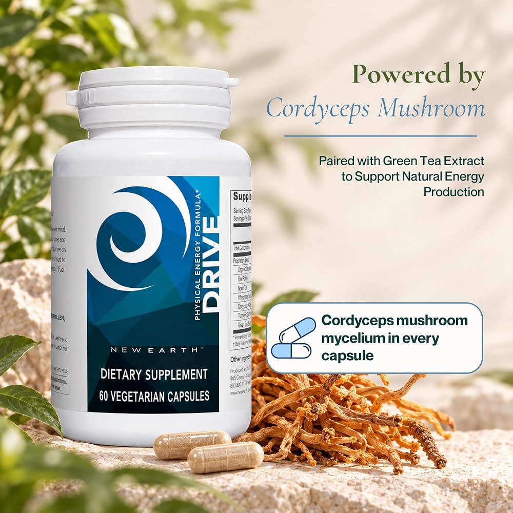 New Earth Drive Natural Pre Workout with Cordyceps - image 5