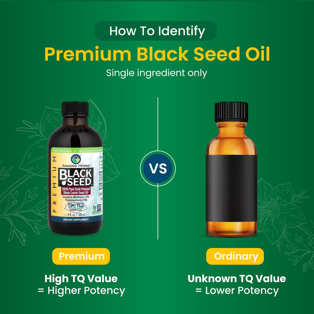 Amazing Herbs Premium Black Cumin Seed Oil
