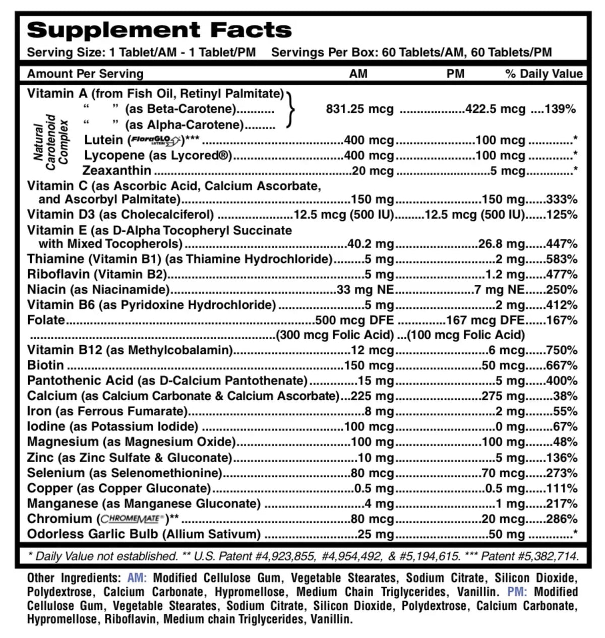 MDR Fitness Tabs AM/PM Multivitamin for Men - 120 Tablets - image 2