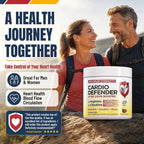 Cardio Defender L-Arginine 5200mg Nitric Oxide Booster Powder - 12.8 oz - image 3
