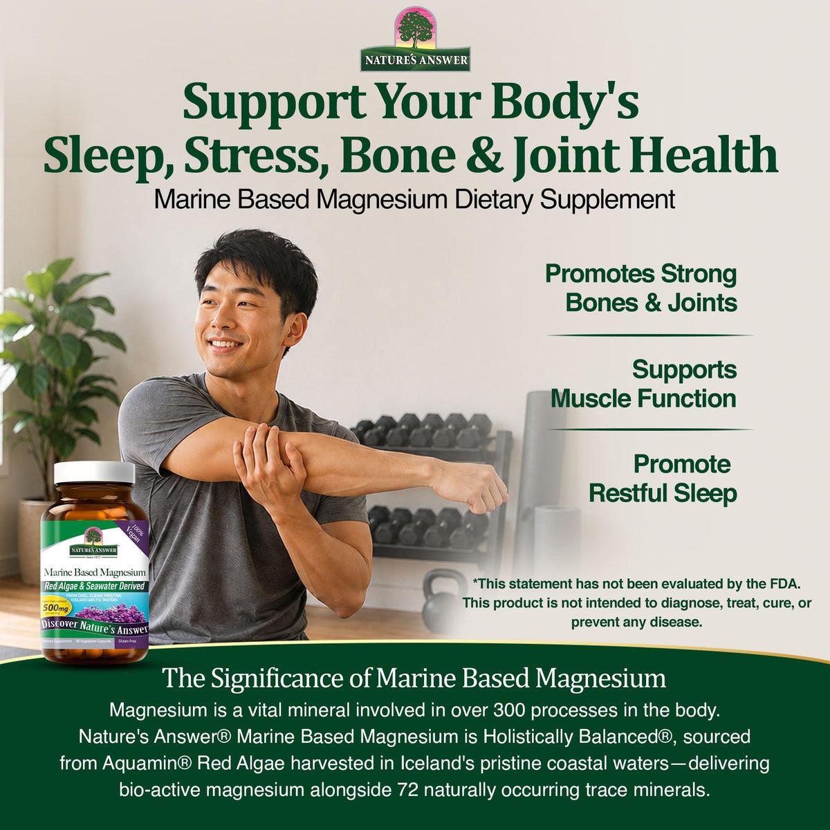 Nature's Answer Plant Based Calcium Magnesium