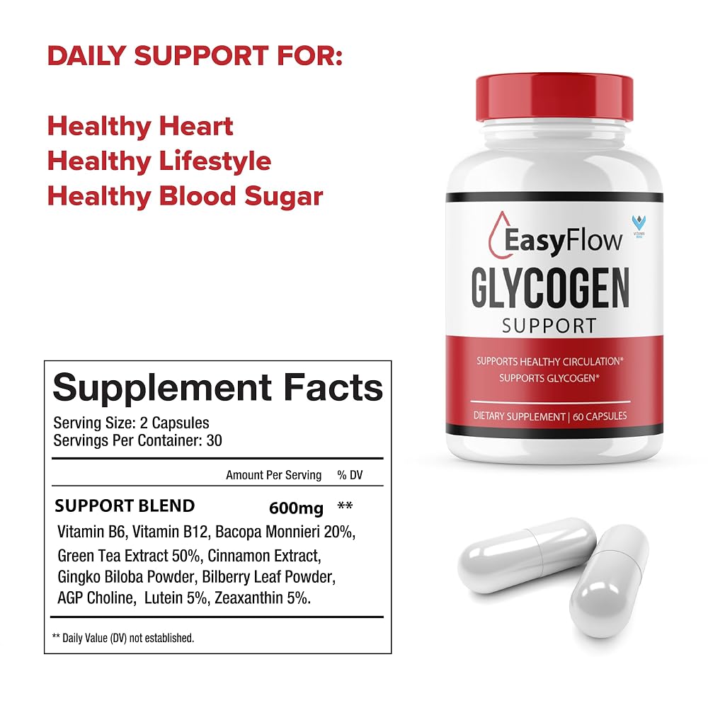 Vitamin Evo Easy Flow Glycogen Support - 300 Capsules - image 5