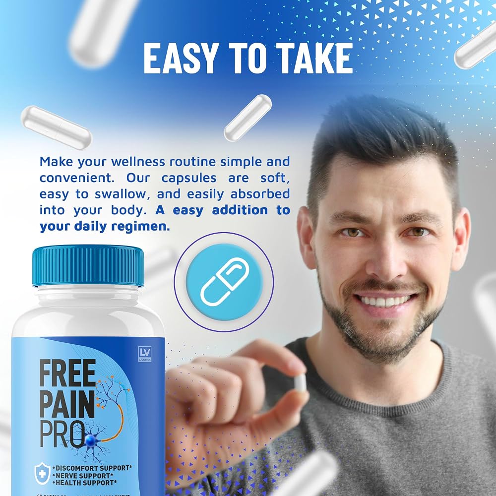 LIVORKA Free Pain Pro Capsules Advanced Formula - 180 Capsules - image 4