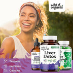 Wild & Organic Liver Detox Capsules - Liver Cleanse Support