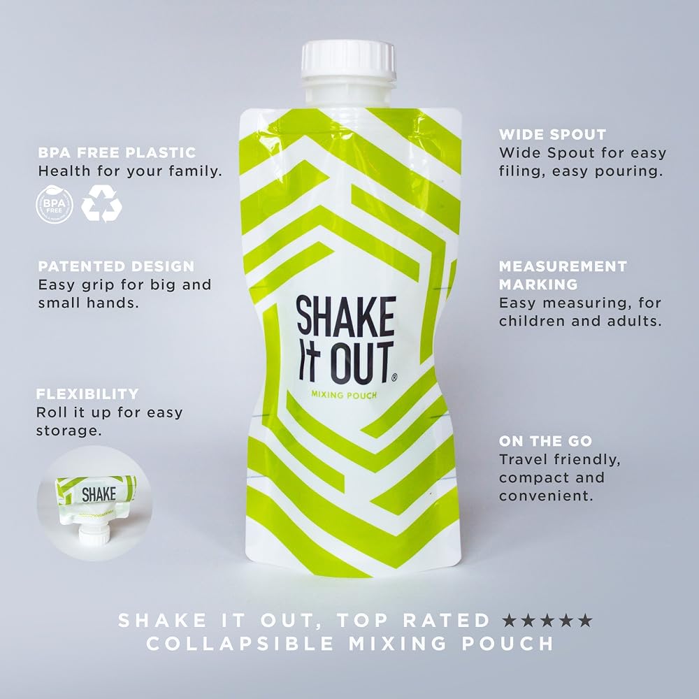 Shake It Out Collapsible Shaker Bottle for Protein Shakes - image 6