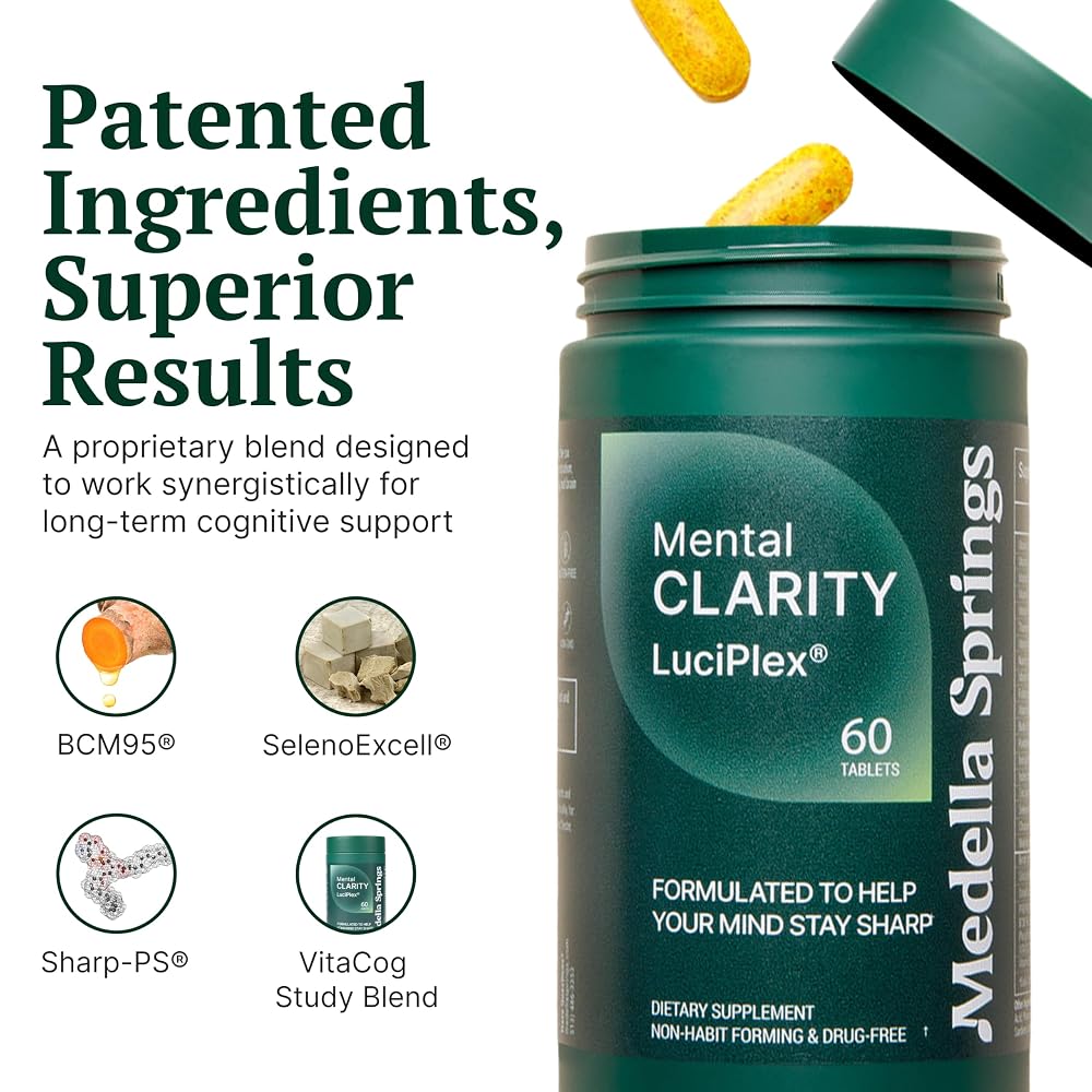 LuciPlex Brain Booster Supplement for Focus & Memory - 60 Tablets - image 4