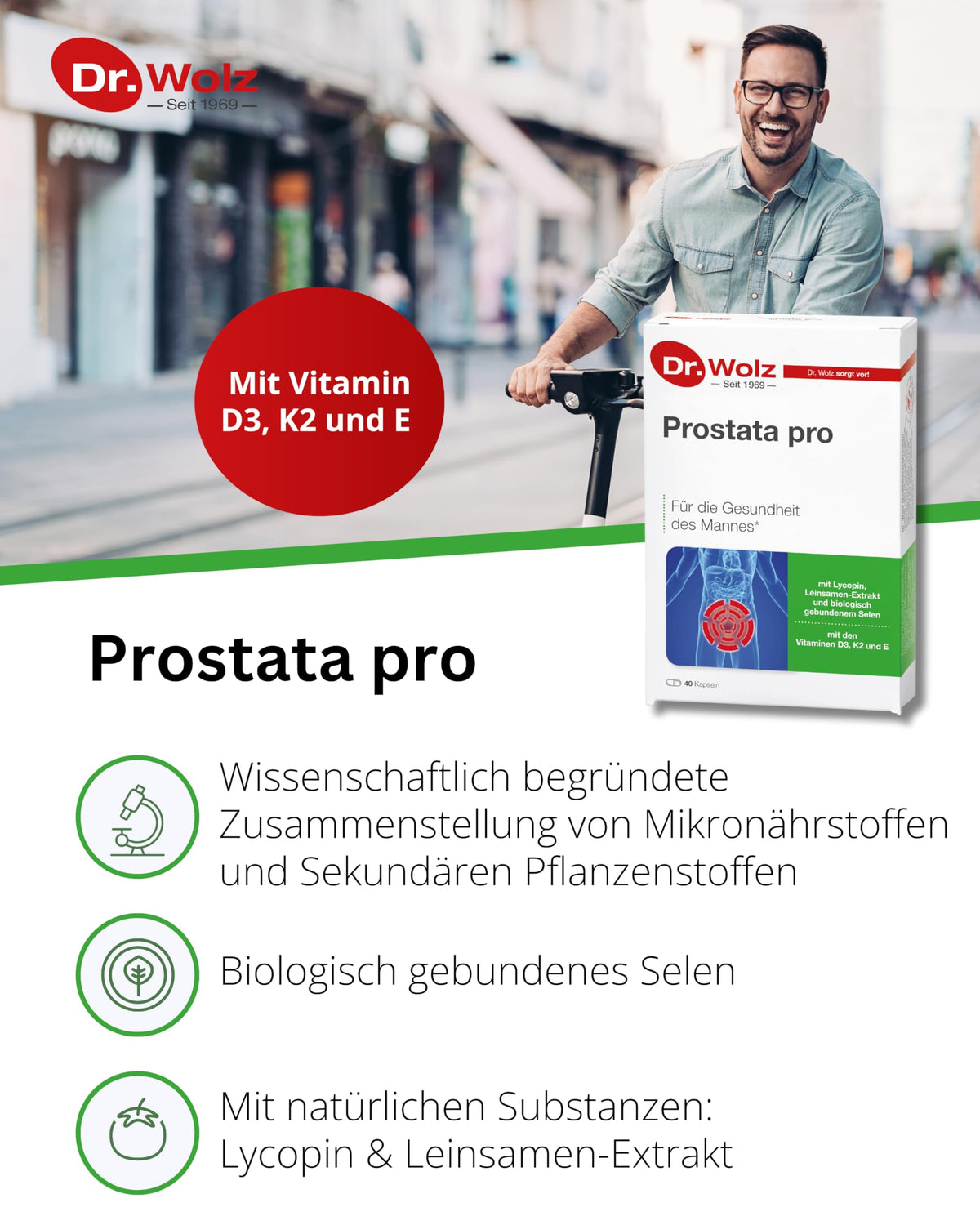 Dr. Wolz Prostate Pro - 40 Capsules - image 2