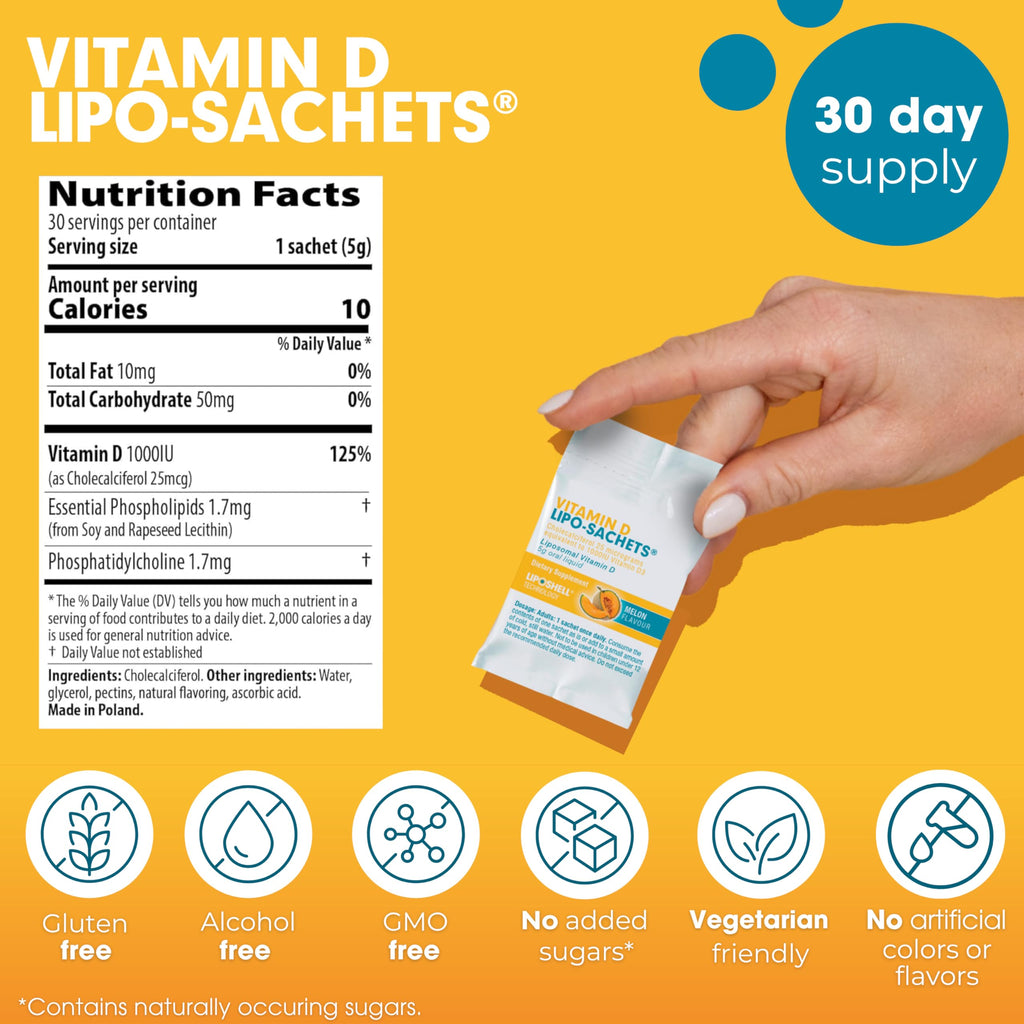 AFT Pharmaceuticals Vitamin D Lipo-Sachets Liposomal Gel - 30 Sachets - image 7