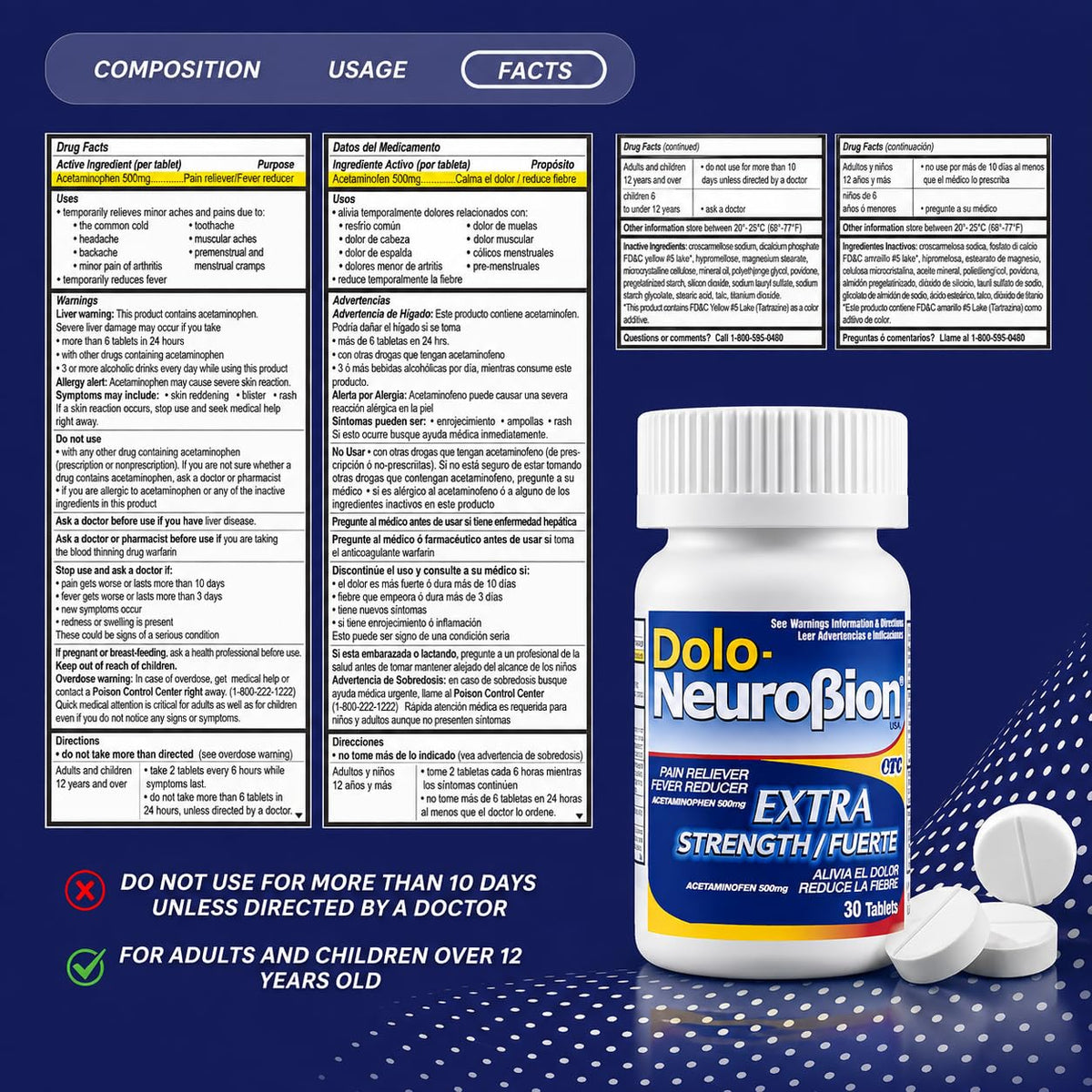 Neurobion Dolo B Complex Tablets - 30 Tablets - image 8