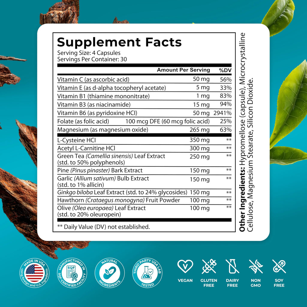 PUREHEALTH RESEARCH Hearing Support Formula - 120 Capsules - image 2