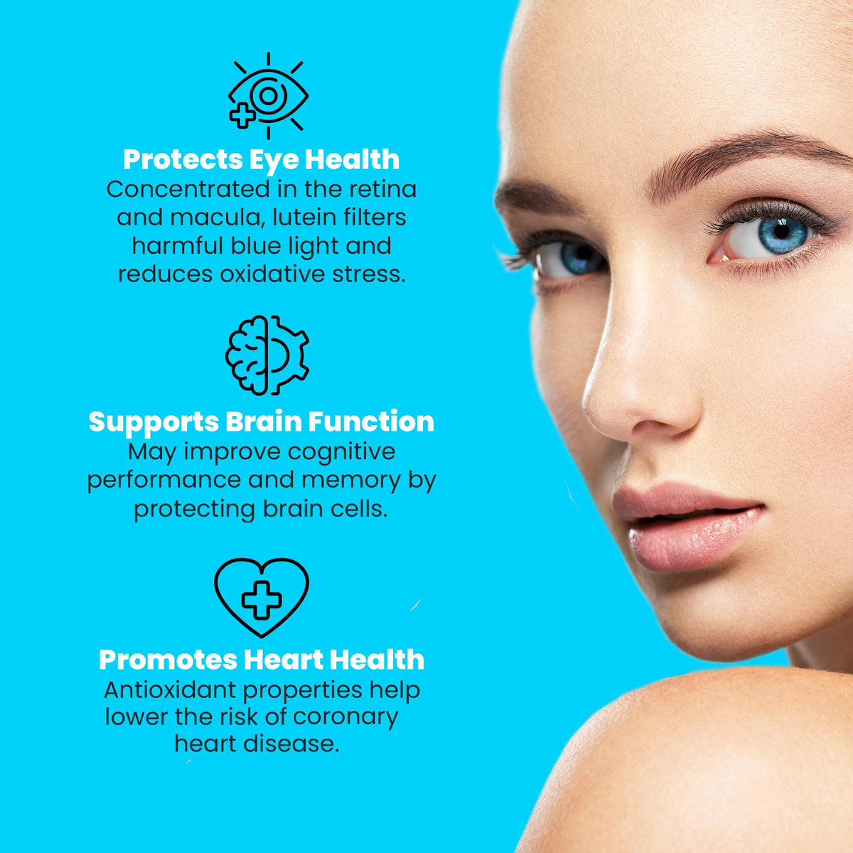 Portions Master Lutein 20mg + Zeaxanthin Eye Health - 60 Softgels - image 3