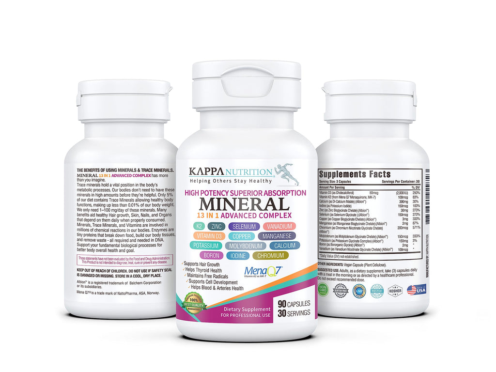 KAPPA NUTRITION Mineral 13 in 1 Complex - 90 Vegan Capsules - image 12