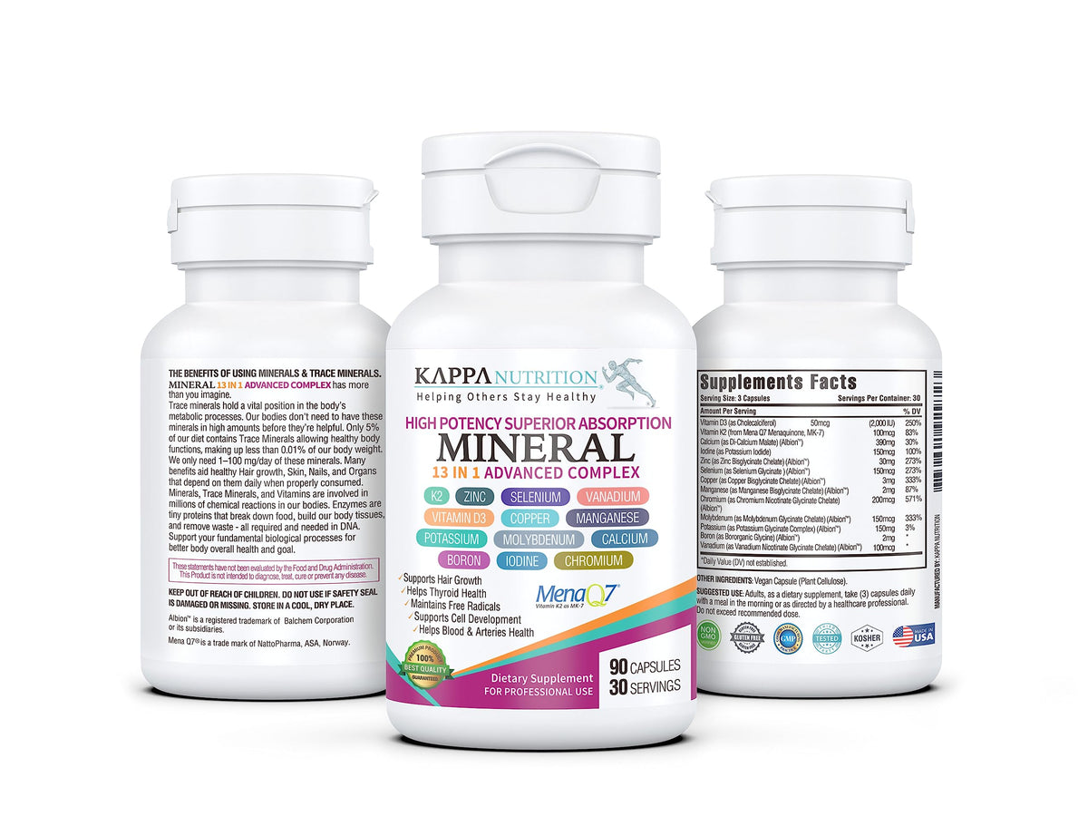 KAPPA NUTRITION Mineral 13 in 1 Complex - 90 Vegan Capsules - image 12