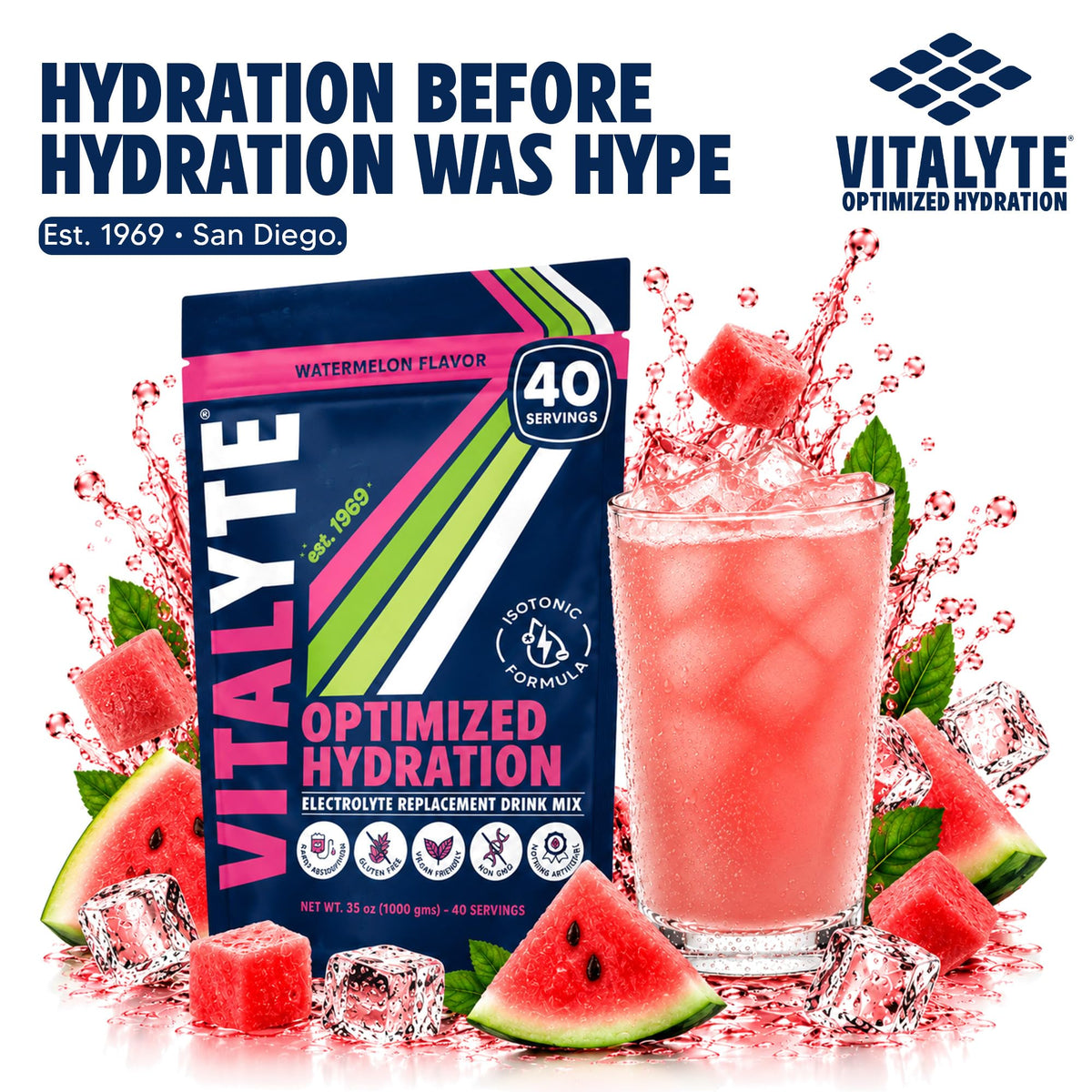 Vitalyte Electrolyte Powder Drink Mix