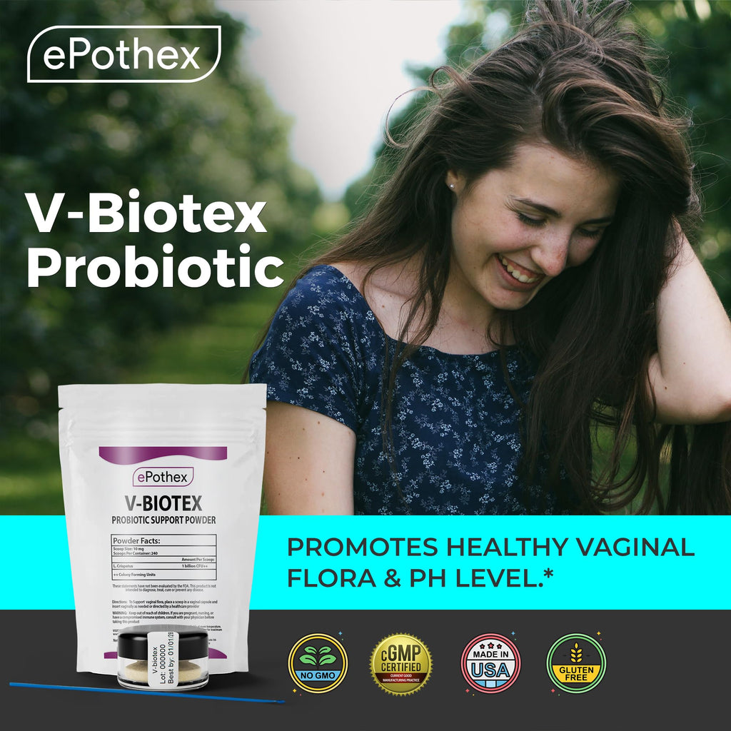 EPOTHEX V-Biotex Pure L. Crispatus Probiotic Powder - 240 Doses - image 4