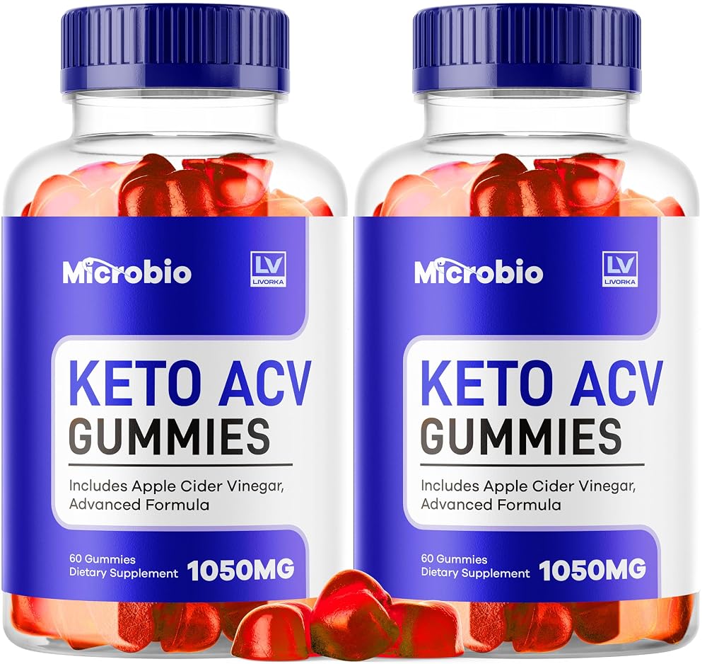 LIVORKA Microbio Keto ACV Gummies - 120 Gummies (2 Pack)