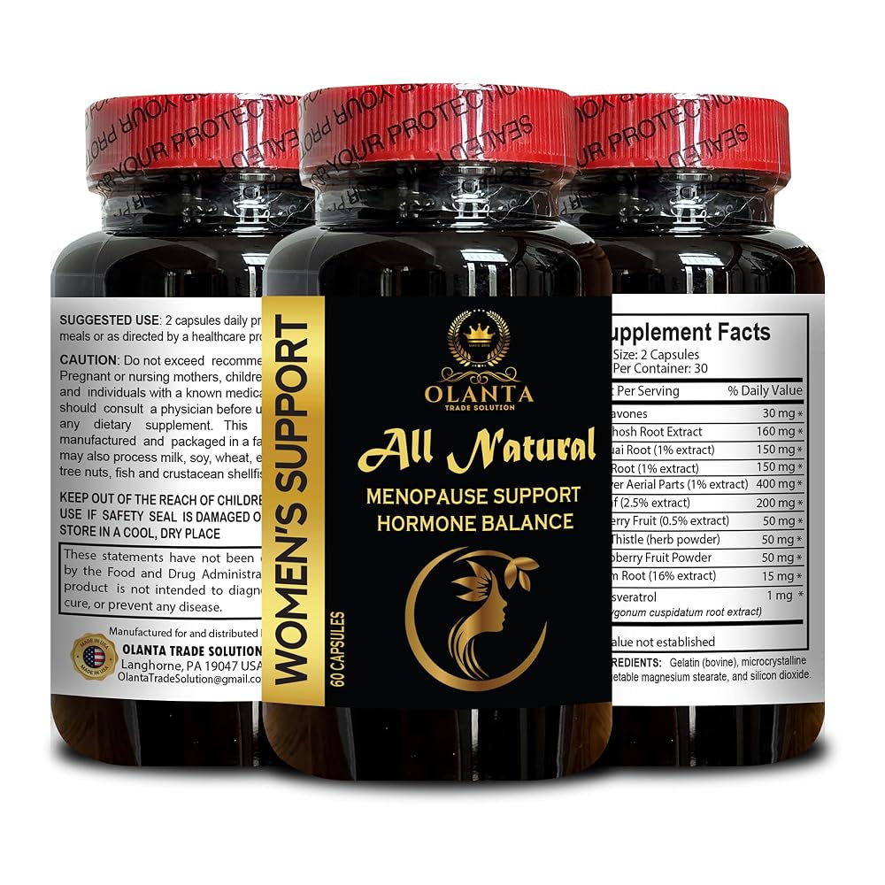 OLANTA TRADE SOLUTION Menopause Supplement for Women - 60 Capsules - image 4