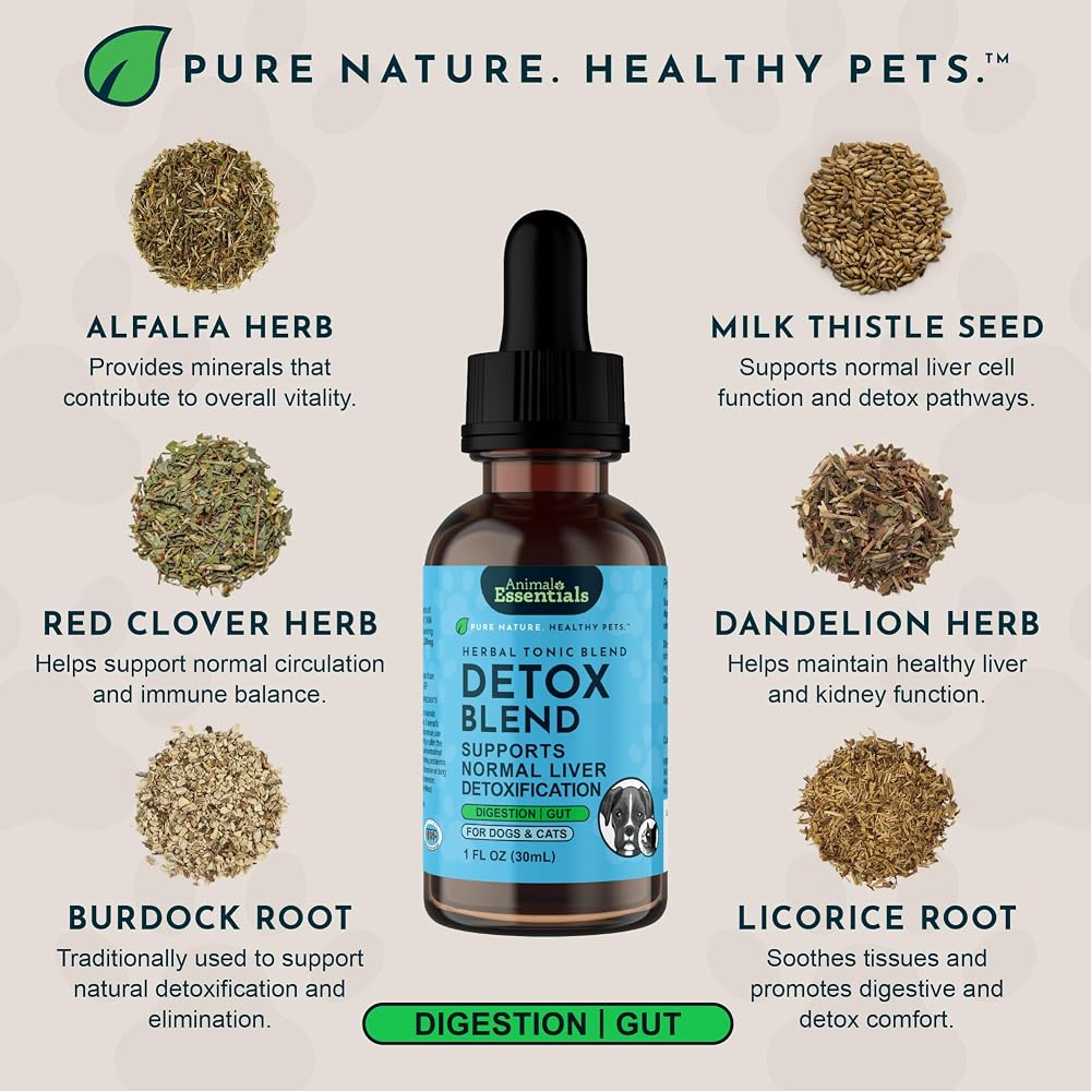 Animal Essentials Detox Blend Liver Support for Dogs & Cats - 2 fl oz - image 4