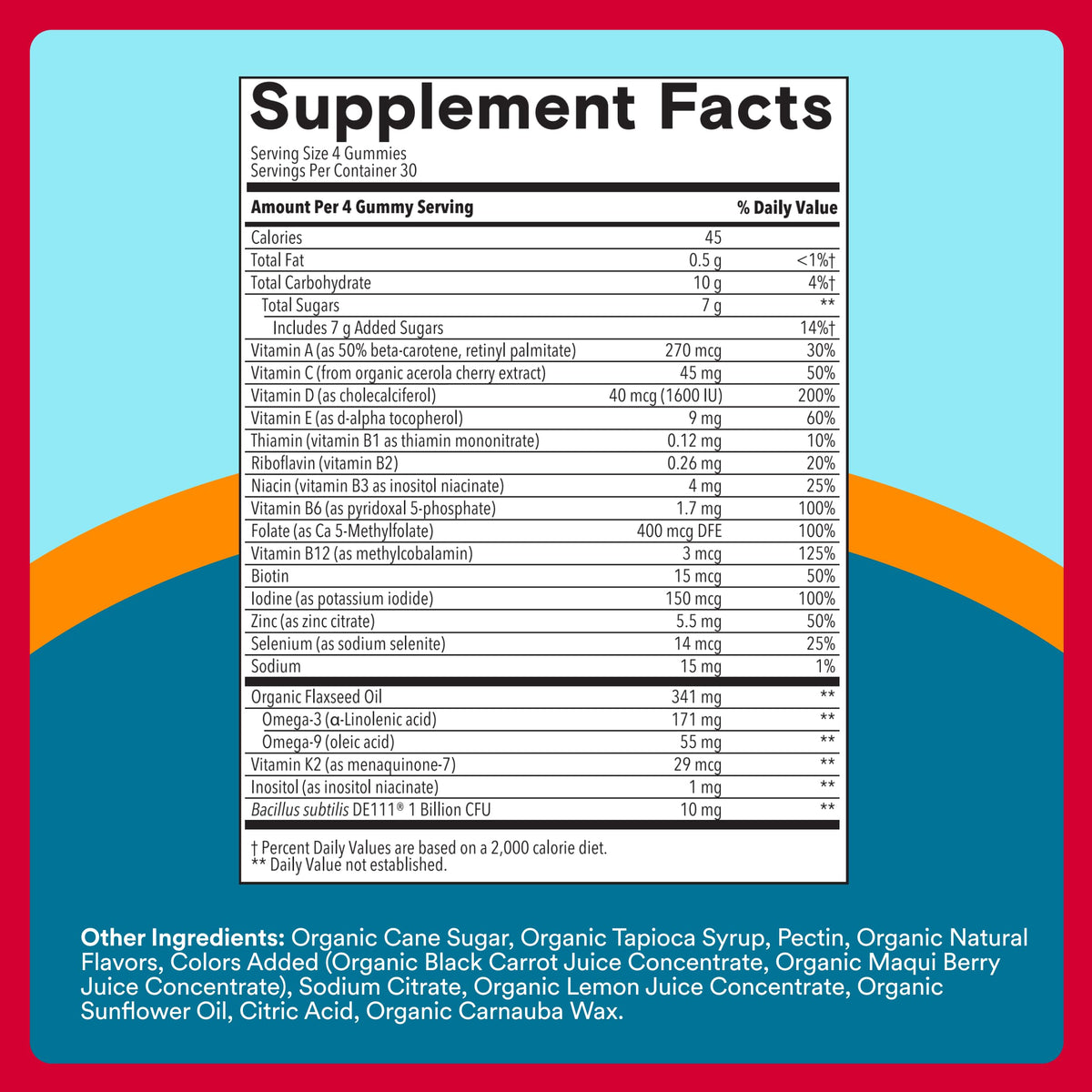 SmartyPants Organic Men's Multivitamin Gummies - 120 Gummies - image 3
