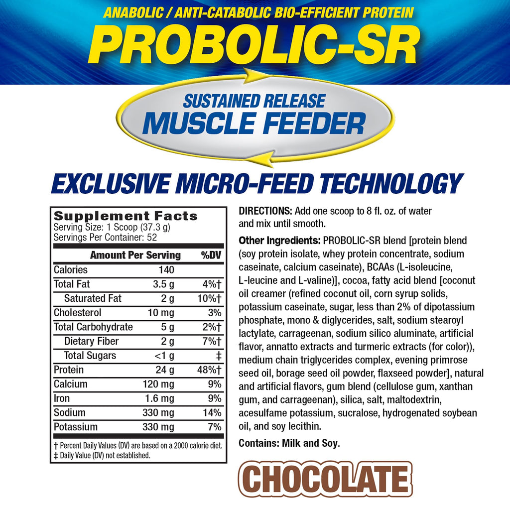 Maximum Human Performance Probolic-SR Sustained Release Protein Powder
