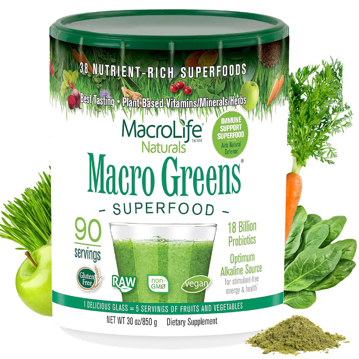 MacroLife Naturals Miracle Reds Superfood Powder