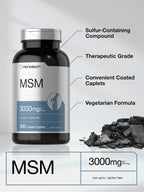 Horbäach MSM Supplement 3000mg - 300 Caplets - image 3