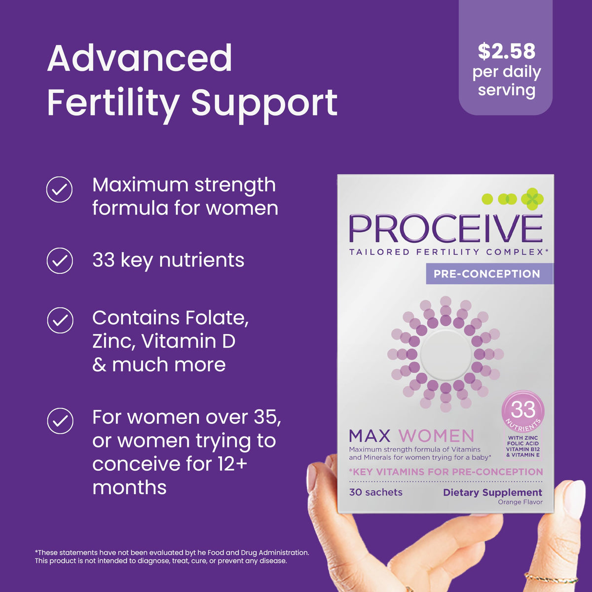 Proceive Tailored Fertility Supplement