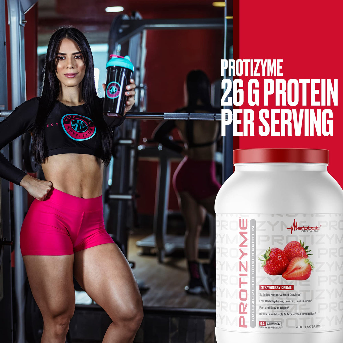 Metabolic Nutrition, Protizyme, Standard Whey Protein Powder, High
