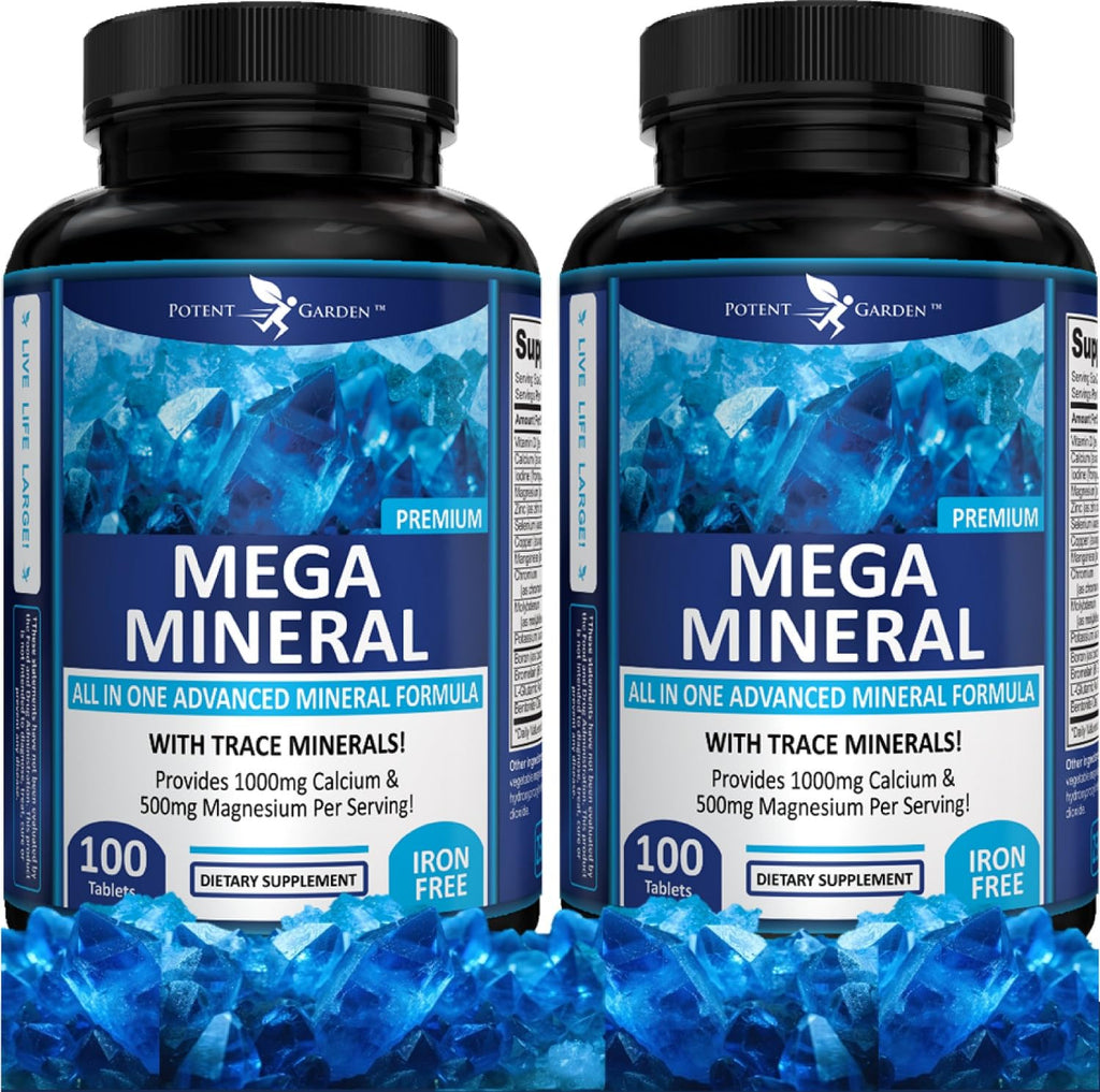 Potent Garden Mega Mineral Supplement Complete Complex - 200 Tablets
