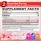 Nextdia Vitamin K2 Gummies for Adults Sugar Free