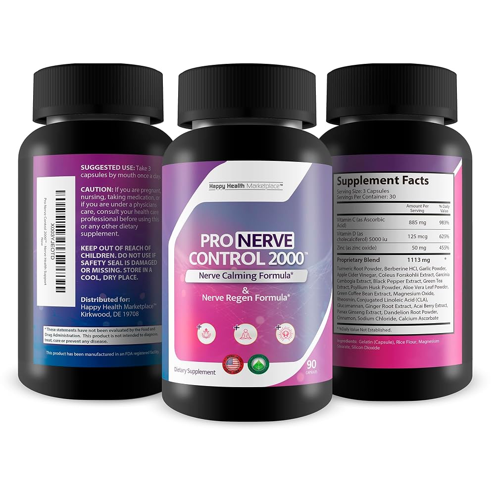 Happy Health Marketplace Pro Nerve Control 2000 - 1 Count - image 4
