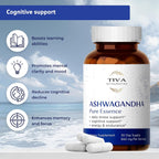 TIVA Nutraceutics Ashwagandha Capsules 650mg for Stress - 60 Capsules - image 4