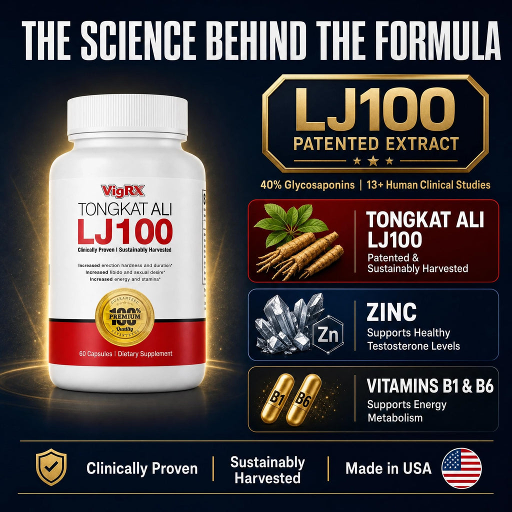 VigRX Tongkat Ali LJ100 for Men - 60 Capsules - image 4