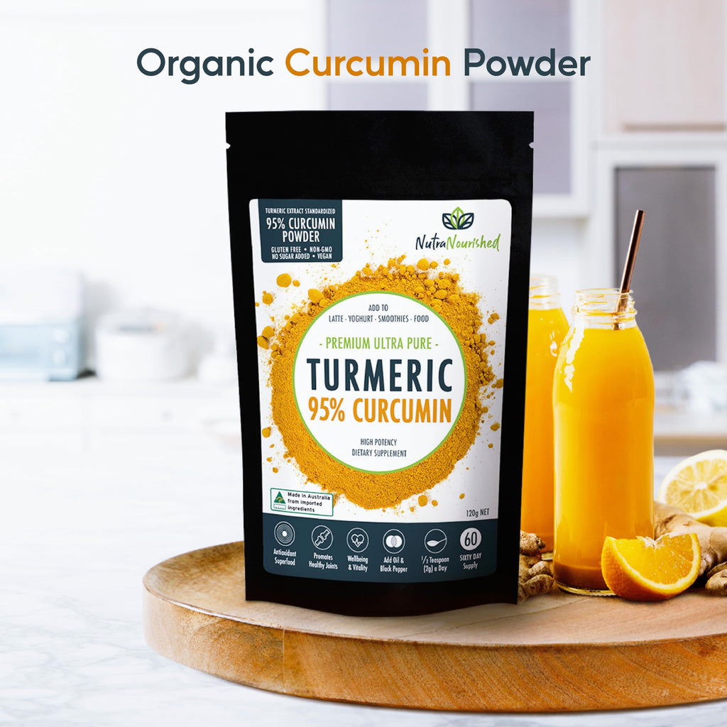 Nutra Nourished Organic Turmeric Curcumin Powder 1500mg - 120g - image 7