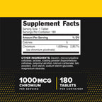 Primaforce Chromium Picolinate 1000mcg - 180 Tablets - image 2