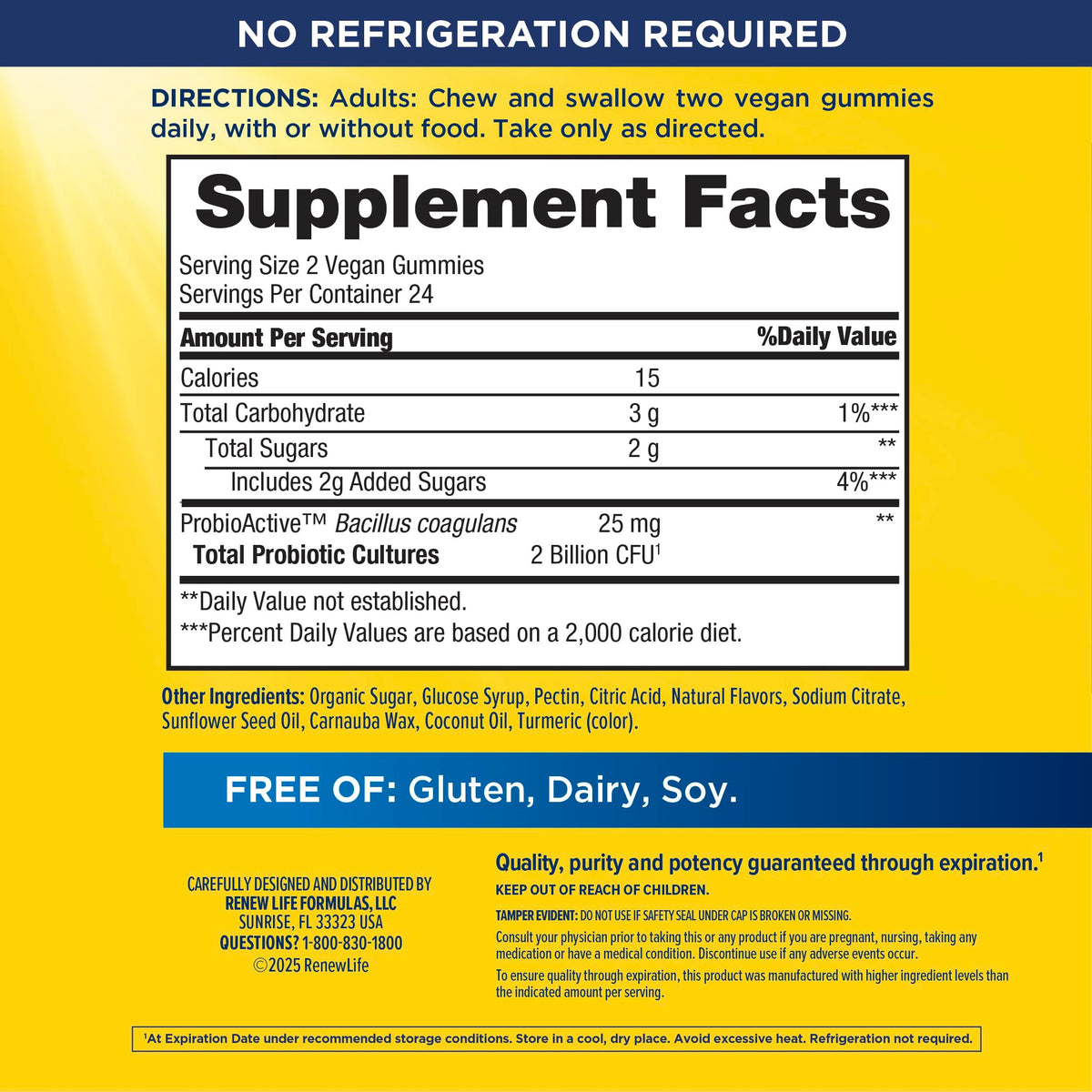 Renew Life Ultimate Flora Extra Care Probiotic Gummies - 48 Count - image 2
