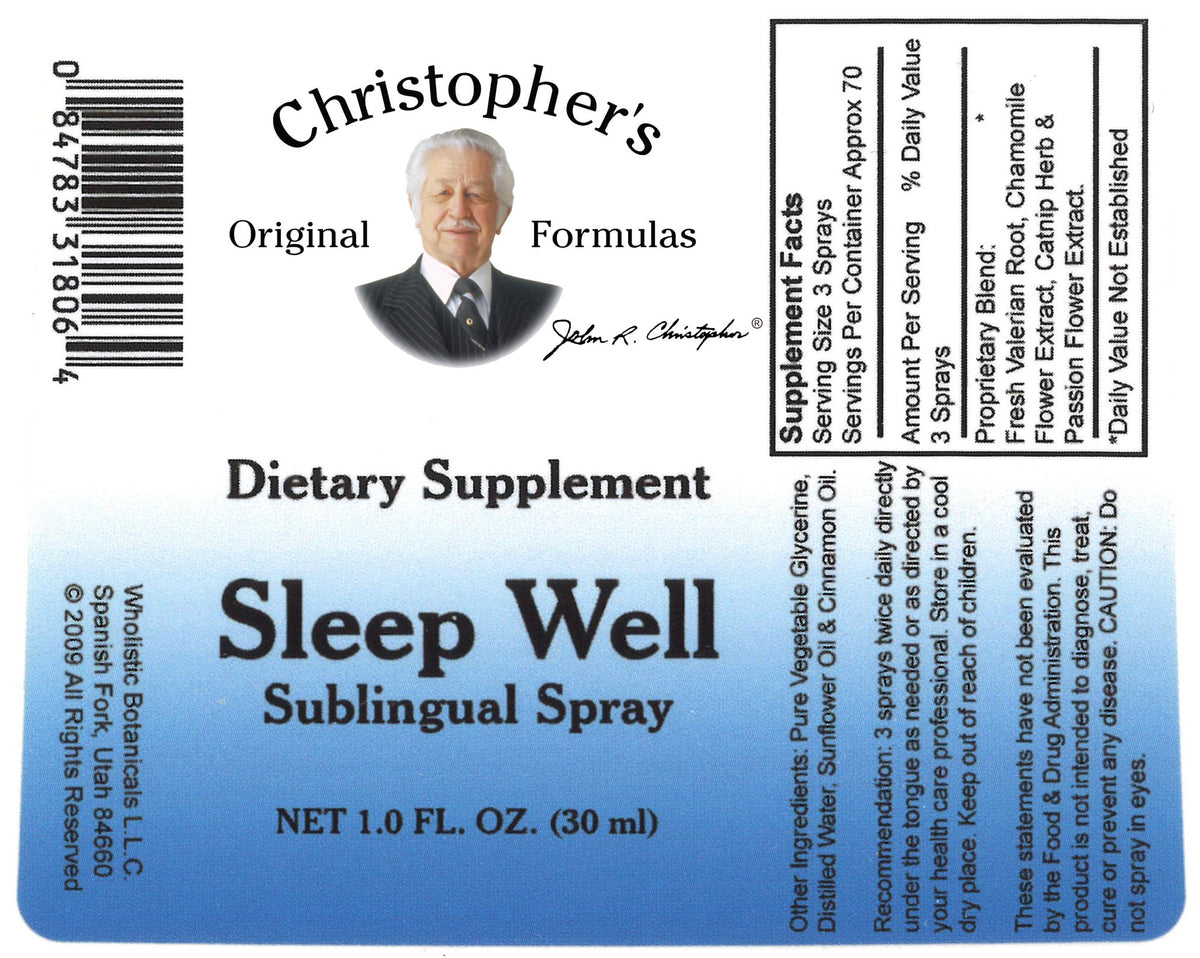 Christopher's Original Formulas Sleep Well Spray - 1 Fl Oz - image 2