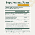 nootrimind Lions Mane Mushroom Supplement Capsules - 60 Count - image 3