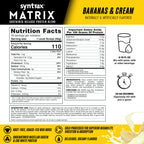 Syntrax Matrix Sustained Release Protein Powder, Bananas & Cream - 5 lb - image 3