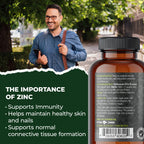 Pure Lab Vitamins Zinc Glycinate - 60 Vegetarian Capsules - image 4