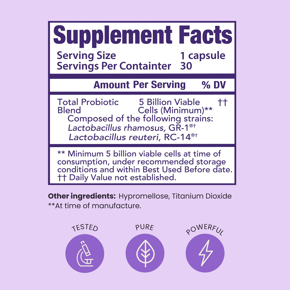 HPD Rx Pro-Fem Vaginal Health Probiotics - 30 Capsules - image 2