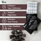 Sayan Shilajit Tablets 200mg Fulvic Acid - 60 Count - image 2