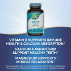 Nature's Way Calcium Magnesium & Vitamin D3 Complex - 500 Capsules - image 5