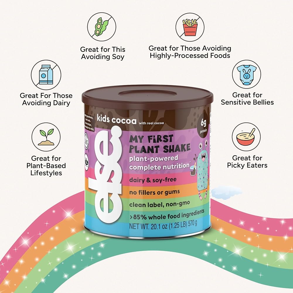 ELSE NUTRITION Kids Protein Shake Powder Dairy Free Chocolate - Pack of 2 - image 5