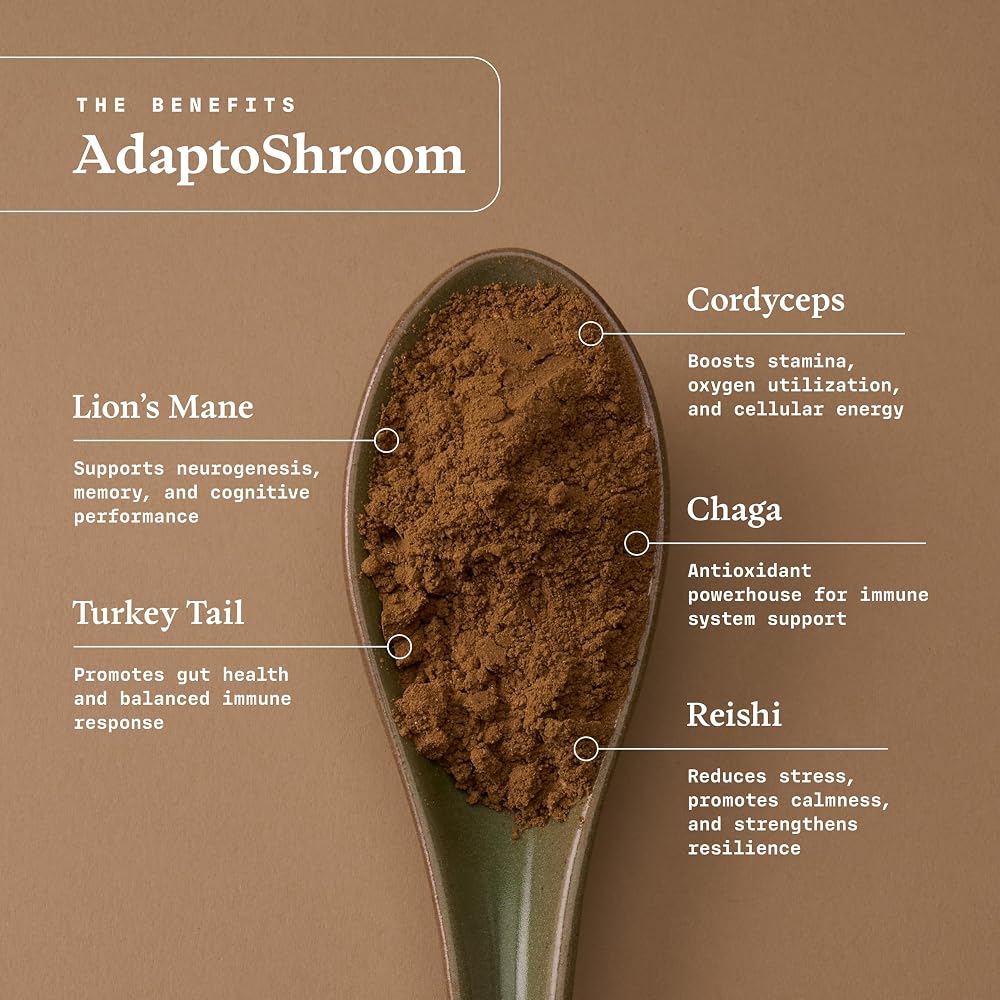 Ultra Life Sport AdaptoShroom 7 Adaptogenic Mushrooms Powder - 3.52 oz - image 3